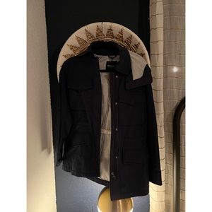 Navy Madewell rain coat